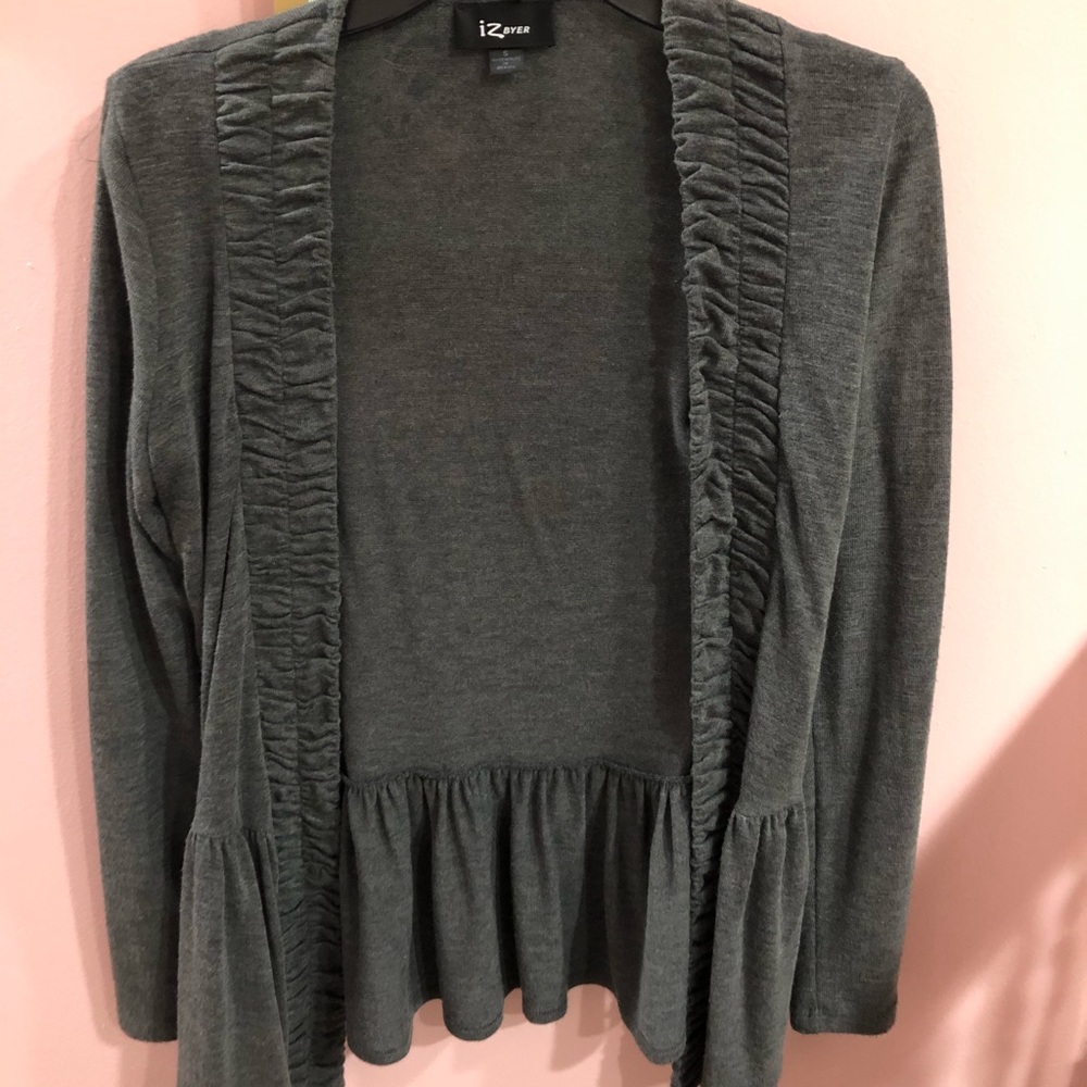 Grey cardigan